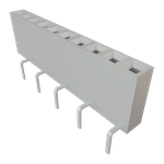 Conn Unshrouded Header HDR 10 POS 2.54mm Solder ST Top Entry Thru-Hole Bulk
