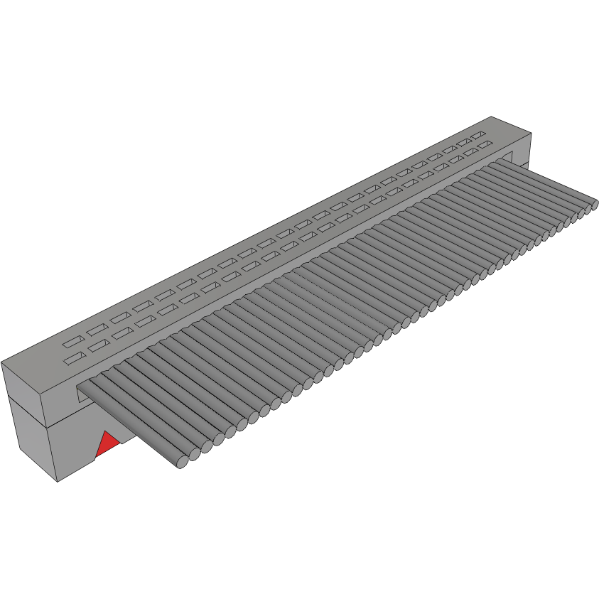 Samtec-FFSD-23-S-10.00-01-N Flachband Kabelbaugruppen Cable Assembly 0.254m 30AWG 1.27mm 46 POS IDC Connector F TIGER EYE™ Bulk