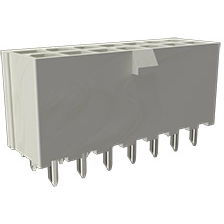 Amphenol Communications Solutions-10131319-02411G0LF Connector Headers and PCB Receptacles Conn Wire to Board HDR 2 POS 4.2mm Solder ST Top Entry Thru-Hole Tray