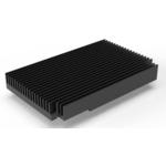 Heat Sink Passive Jetson TX2 NX Straight Screw Mount Aluminum 6063 2.57°C/W Black Anodized