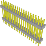 Conn Board Stacker HDR 40 POS 2mm Solder ST Top Entry Thru-Hole Bulk