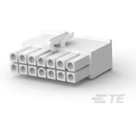 TE Connectivity-770582-1 Connector Discrete Wire Housing Conn Housing M 14 POS 4.14mm Crimp ST Cable Mount White Package