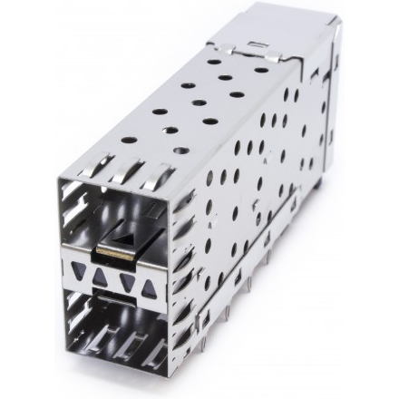 Pulse Electronics-SFP013-L Connector Telephone and Telecom Conn SFP F 40 POS 1.6mm Press Fit RA Thru-Hole 40 Terminal 2 Port Tray