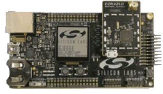 Silicon Labs-SLWSTK6200A Cartes et kits de développement de systèmes intégrés EZR32LG330F256R60G Microcontroller Starter Kit 0.032768MHz/26MHz/48MHz CPU 32KB RAM 256KB Flash