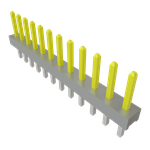 Conn Unshrouded Header HDR 12 POS 2mm Solder ST Top Entry Thru-Hole Bulk