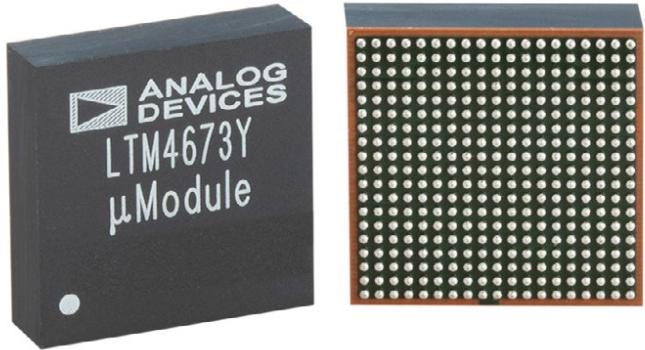 Analog Devices-LTM4673IY#PBF DC to DC Converter and Switching Regulator Module Module DC-DC 4-OUT 0.6V to 3.3V/0.6V to 5.5V 12A/12A/5A/5A 361-Pin BGA Tray