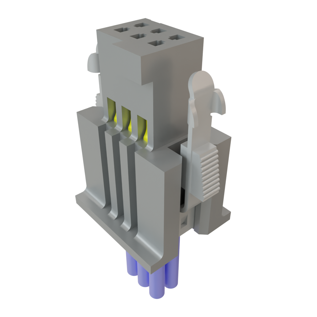 Samtec-SFSD-03-28-G-10.00-SR Andere Kabelbaugruppen Cable Assembly Discrete Wire 0.254m 28AWG Socket Strip 6 POS SKT Crimp TIGER EYE™ Layer