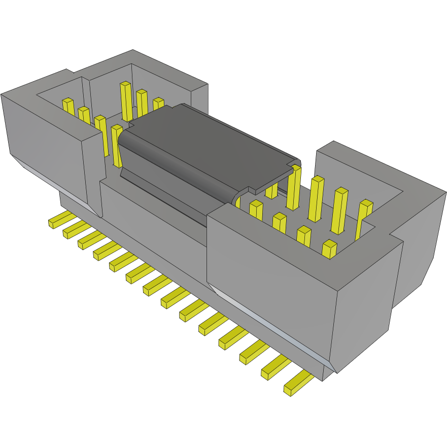 Samtec-BKT-127-04-F-V-S-P-TR Steckverbinderleisten und Leiterplattenbuchsen Conn Shrouded Header HDR 27 POS 1mm Solder ST SMD T/R