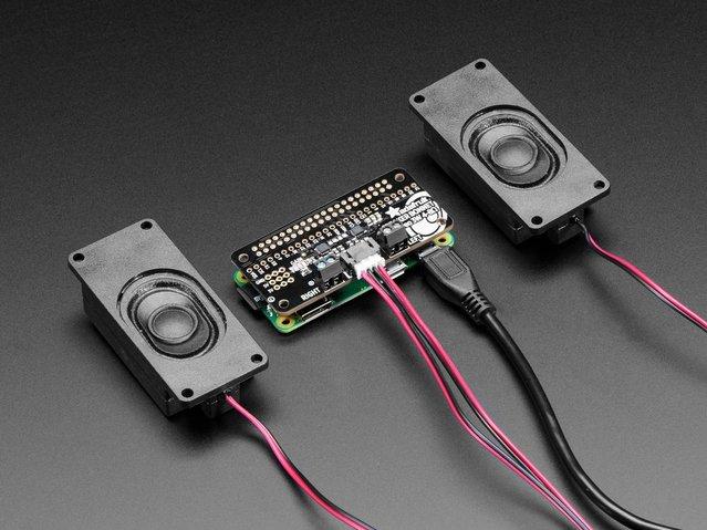Adafruit Industries-3412 Sistema integrato, schede e kit di sviluppo Stereo Bonnet Pack for Raspberry Pi Zero W