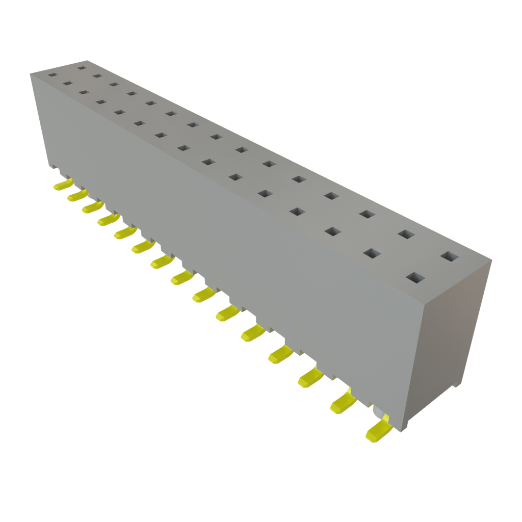 Samtec-SQW-115-01-L-D-VS-A Steckverbinderleisten und Leiterplattenbuchsen Conn Socket Strip SKT 30 POS 2mm Solder ST Top Entry SMD Tube