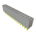 Conn Socket Strip SKT 32 POS 2mm Solder ST Top Entry Thru-Hole Tube