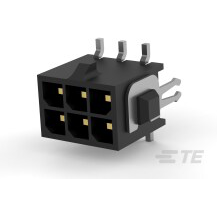 TE Connectivity-3-794635-6 Connector Headers and PCB Receptacles Conn Shrouded Header (4 Sides) HDR 6Power POS 3mm Solder ST SMD Tape