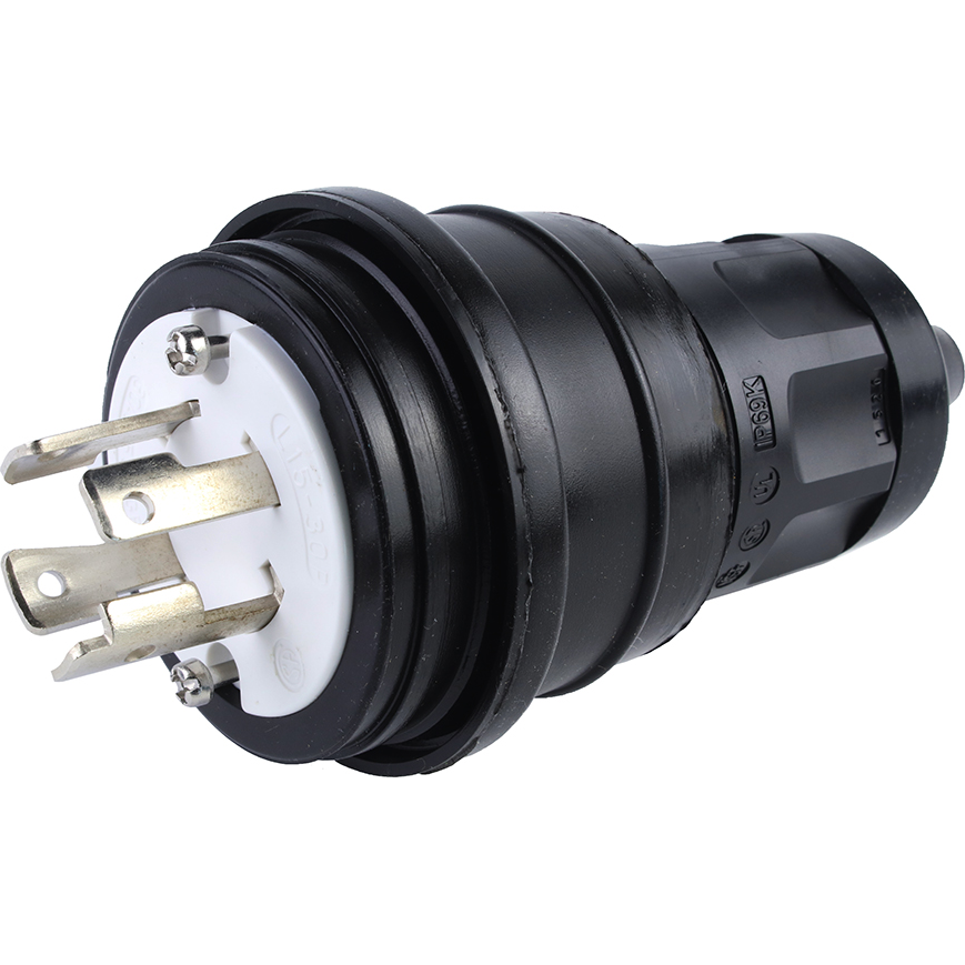 Molex-1301470080 Raccordement d'alimentation Conn Power M 3Power/1Ground POS ST Cable Mount 4 Terminal 1 Port Watertite®