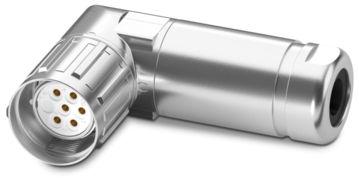 PHOENIX CONTACT-1619450 Steckverbinder, rund Conn M23 Circular SKT 6 POS Solder RA 6 Terminal 1 Port