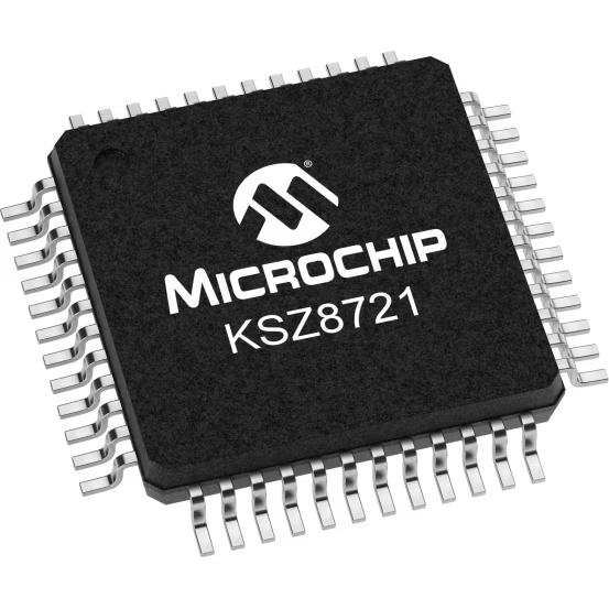 Microchip Technology-KSZ8721BT PHY PHY 1-CH 10Mbps/100Mbps 2.5V 48-Pin TQFP Tray