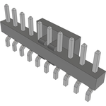 Conn Unshrouded Header HDR 10 POS 2mm Solder RA Side Entry SMD Tube