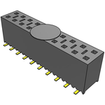Conn Socket Strip SKT 20 POS 2.54mm Solder ST Top Entry SMD T/R