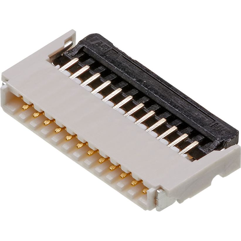 Molex-5034801200 Steckverbinder, FFC-FPC Conn FFC/FPC Connector SKT 12 POS 0.5mm Solder RA SMD Easy-On™ T/R