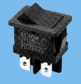NIDEC Copal Electronics-SL10K2-6-Z Switch Rocker Switch Rocker ON OFF DPST Quick Connect Rocker 10A 250VAC