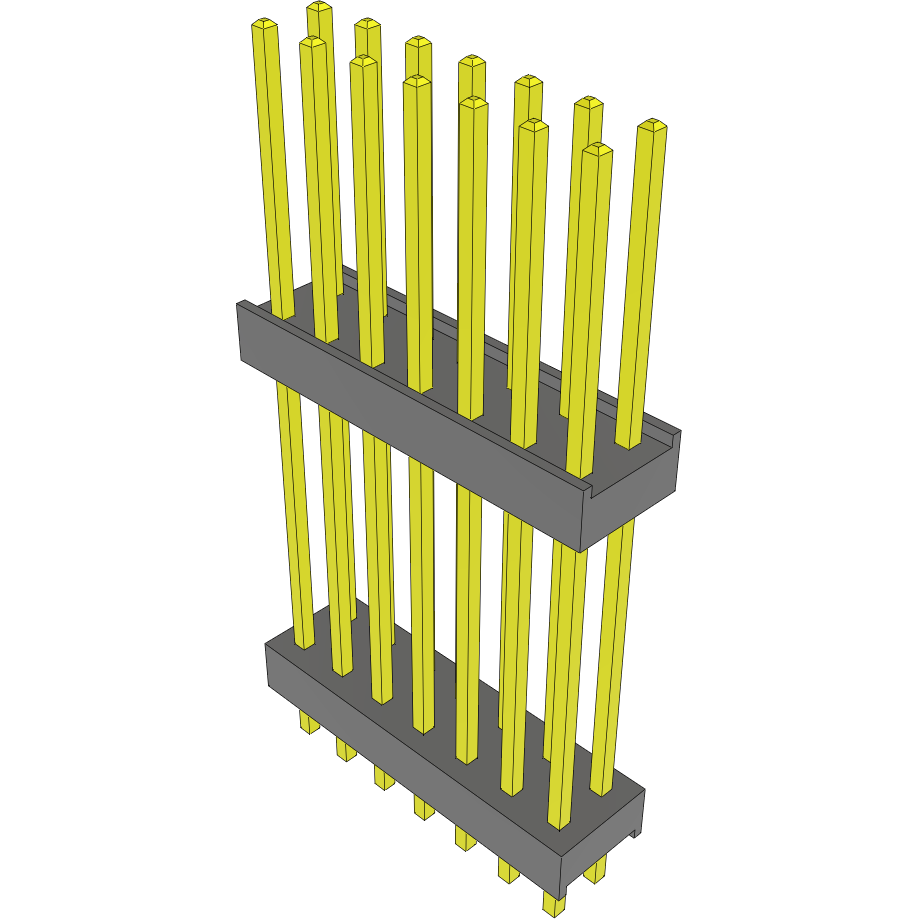 Samtec-DW-07-19-L-D-780 连接器插头及 PCB 插座 Conn Board Stacker HDR 14 POS 2.54mm Solder ST Top Entry Thru-Hole Bulk