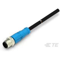 TE Connectivity-T4151110004-005 Montajes de cables, otros Cable Assembly RPC-M12-MS-4CON-PVC-5.0