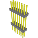 Conn Board Stacker HDR 14 POS 2.54mm Solder ST Top Entry Thru-Hole Bulk