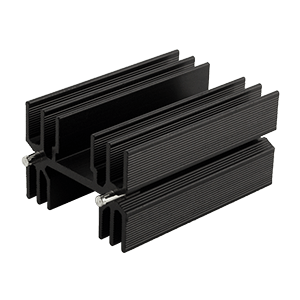 Same Sky (formerly CUI Devices)-HSE-B250-04H Disipador de calor Heat Sink Passive TO-220 Vertical Thru-Hole Aluminum 6063-T5 13.6°C/W Black Anodized
