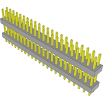 Conn Board Stacker HDR 44 POS 2mm Solder ST Top Entry Thru-Hole Bulk
