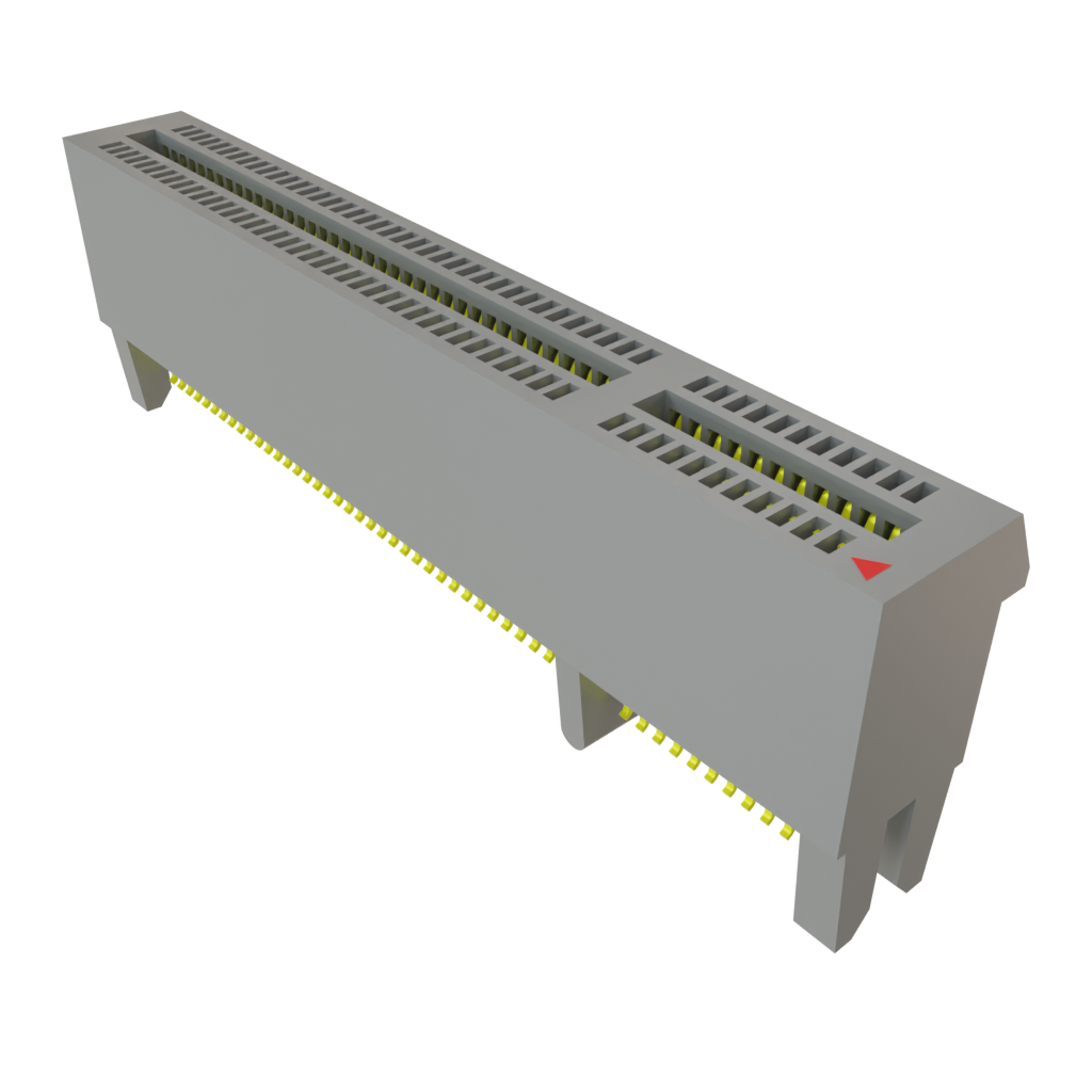 Samtec-PCIE-098-02-F-D-EMS2-BG Estremità scheda connettore Conn PCI Express Card Edge F 98 POS 1mm Solder ST Edge Mount Tube