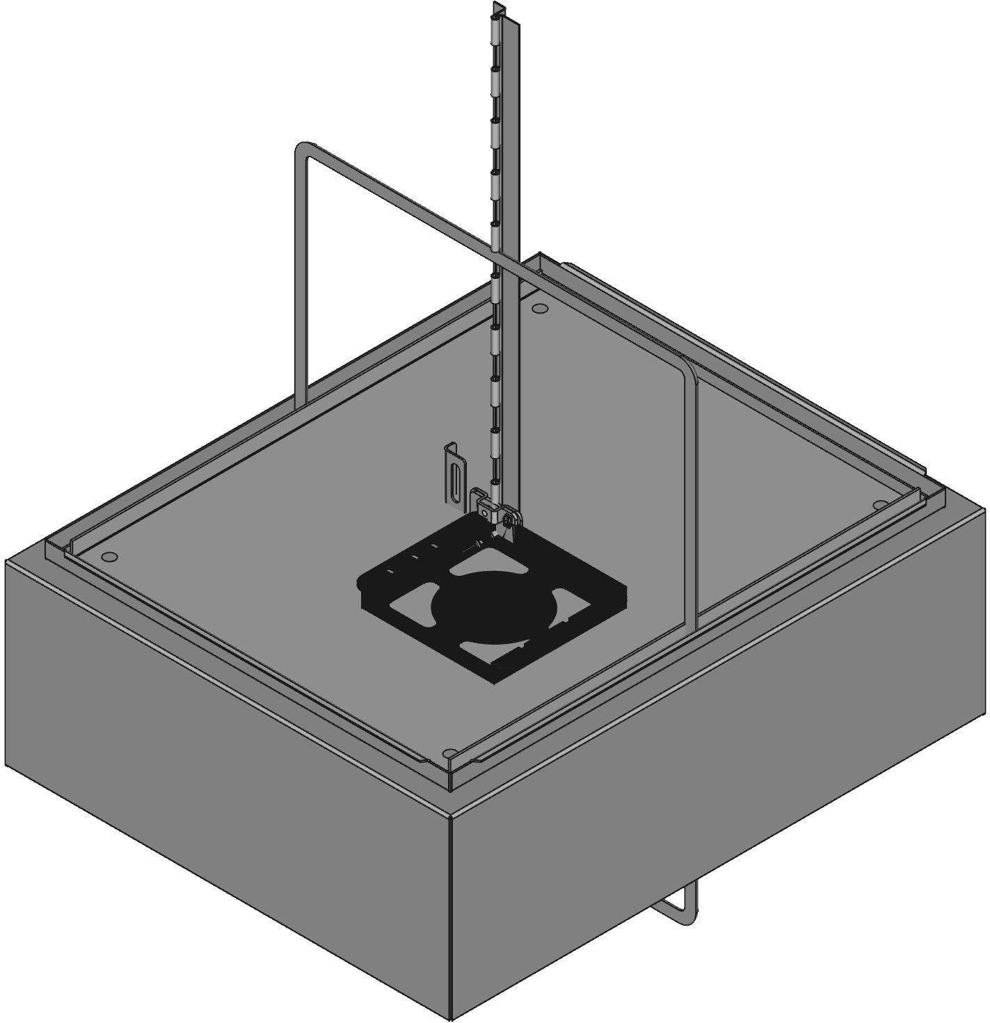 Hammond Manufacturing-1418N4S16E8 Kästen, Gehäuse und Gestelle Natural Stainless Steel 316 Wall Mount Enclosure