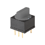 Switch DIP N.O./N.C. SP10T 10 Notched 0.15A 42VDC PC Pins 3.8mm Thru-Hole Tube