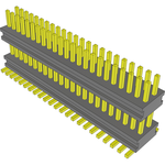 Conn Board Stacker HDR 46 POS 0.8mm Solder ST SMD Tube