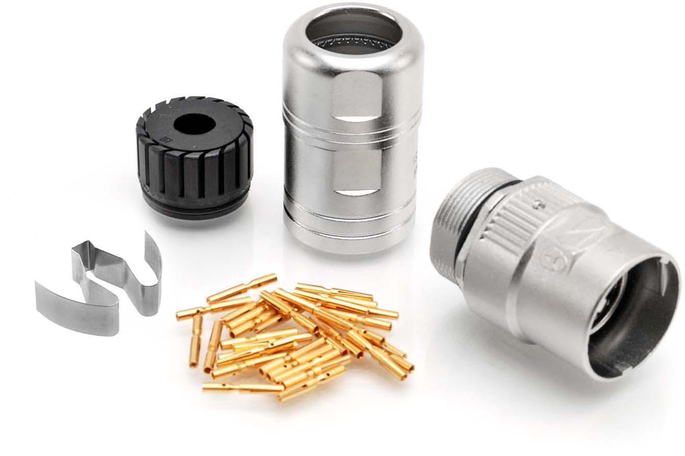 Amphenol-P30739-S2 Connecteur circulaire Conn M23 Circular SKT 12 POS Crimp ST Cable Mount 12 Terminal 1 Port