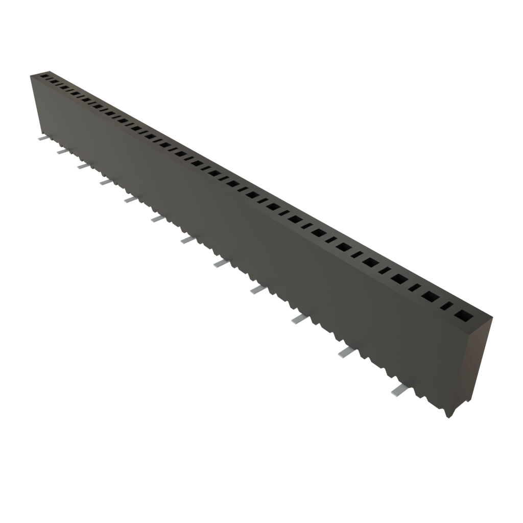 Samtec-SSM-124-L-SV Embases de raccordement et réceptacles PCB Conn Socket Strip SKT 24 POS 2.54mm Solder ST Top Entry SMD Tube