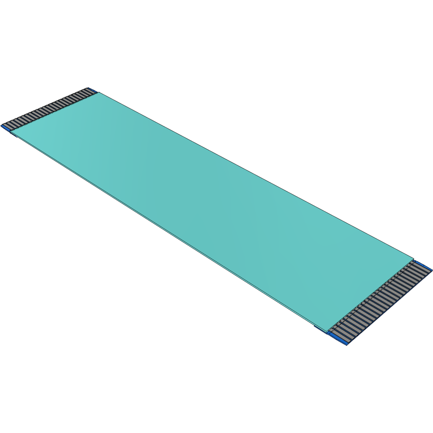 Samtec-FJ-25-D-03.50-4 Flachband Kabelbaugruppen Cable Assembly 0.08m 1mm 25 to 25POS FFC to FFC Bulk