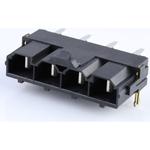 Conn Wire to Board HDR 4Power POS 10mm Solder RA Side Entry Thru-Hole Mini-Fit Sr Tube