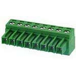 Eaton-EM353304 Connector Terminal Blocks Conn Pluggable Mini Terminal Blocks F 4 POS 3.5mm Screw RA Cable Mount 8A