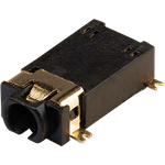 Conn 3.5MM Audio Jack F 4 POS Solder RA SMD 4 Terminal 1 Port T/R