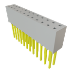 Conn Socket Strip SKT 24 POS 2.54mm Solder ST Top Entry Thru-Hole Bulk