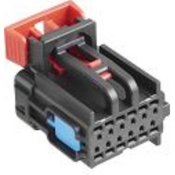 Delphi-33250071 Einzeladersteckverbinder, Gehäuse Conn Housing F 12 POS Crimp ST Cable Mount Black