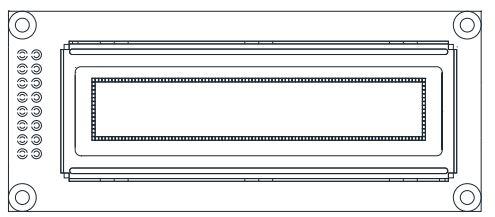 Vishay-OLED-100H016C-LPP5N00000 OLED-Module Yellow OLED Display Graphic Display Parallel Interface 5V 16-Pin