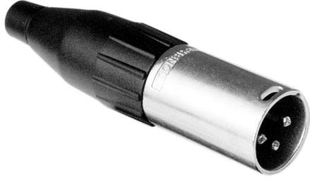 Amphenol-AC3M Connector Audio and Video Conn XLR Connector M 3 POS Solder ST Cable Mount 3 Terminal 1 Port Bag