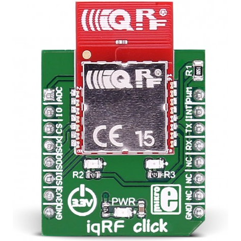 MikroElektronika-MIKROE-2586 RF/Drahtlos-Entwicklungsplatinen und Kits DCTR-76DA RF Transceiver Click Board