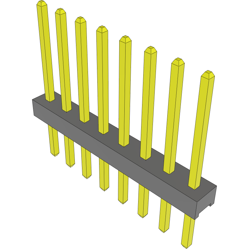 Samtec-MTMM-108-09-S-S-315 Steckverbinderleisten und Leiterplattenbuchsen Conn Unshrouded Header HDR 8 POS 2mm Solder ST Top Entry Thru-Hole Bulk