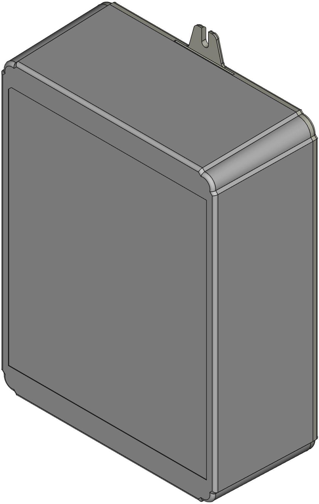 Hammond Manufacturing-RL6655-F Kästen, Gehäuse und Gestelle Light Gray Acrylonitrile Butadiene Styrene Flange Mount Project Enclosure