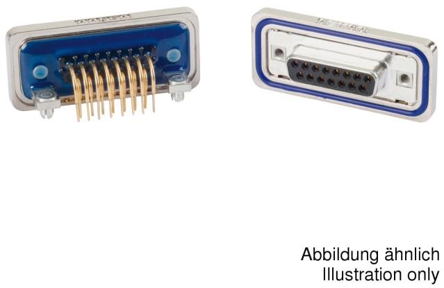 CONEC Elektronische Bauelemente GmbH-6STD50SAU99R40X Connector D-Subminiature Conn D-Sub F 50 POS 1.38mm Solder RA Thru-Hole 50 Terminal 1 Port