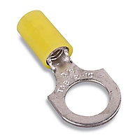 Thomas & Betts-RC363 Steckverbinderanschlüsse Ring Tongue Terminal 10-12AWG Copper Yellow 25.4mm Electro Tin Bulk
