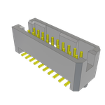 Conn Shrouded Header (4 Sides) HDR 20 POS 1.27mm Solder ST Top Entry SMD TIGER EYE™ T/R