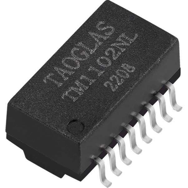 taoglas-TMJG26945AENL | RJ45 Integrated Connectors 电话及电信连接器 Conn RJ-45 F 16 POS 1.27mm Solder RA Thru-Hole 28 Terminal 2 Port Tray