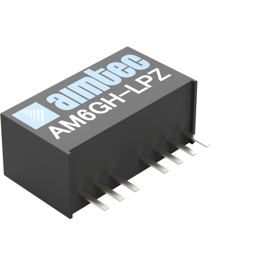 Aimtec-AM6GH-2412SLPZ 直流-直流转换器和开关式调节器模块 Module DC-DC 24VIN 1-OUT 12V 0.5A 6W 7-Pin SIP Module